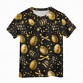 thumbnail image 5 of mgoYE Toddler Girl 4t Tshirt Toddler Girl 4t Tshirt Girl's Easter Shirts Easter Bunny Printed T Shirts Funny Rabbit Easter Graphic Tee Happy Easter Holiday Top(Black,1-2 Years), 5 of 6