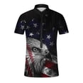 thumbnail image 3 of LSLJS Men's Independence Day Flag T Shirt Casual Loose Short Sleeve Pullover Tops, 3 of 3