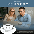 thumbnail image 7 of proSPORT Progressive Multifocal Trifocal Reading Glasses Horn Rimmed Frame Men Women, 7 of 7