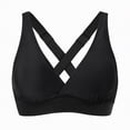 thumbnail image 2 of UAYOTSE Women Plus Size with Bra Women Lace Up Swimwear Tops Full Coverage Bikini Top Push Up Swim Crop Top Tie Back Bathing Suit Tops,Sizes XL, 2 of 7