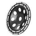 thumbnail image 2 of Peggybuy Diamond Segment Grinding Cup Wheel Disc Double Row Stone Brick Tile Grinder, 2 of 7
