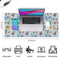 thumbnail image 5 of Long Mouse Pads for Desk,Colorful Dinosaurs Eggs Palms Pattern Desk Mats on Top Of Desks, Desk Mouse Pad Extra Large with 3mm Non-Slip Base and Stitched Edge for Gaming,Office,Work,Home 35.4"x15.7", 5 of 6