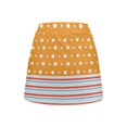thumbnail image 6 of KEIAHUAN Yellow Polka Dots Women Golf Skort with Pocket Elegant A Line Womens Tennis Skirt with Shorts Comfortable Fashion Red Stripes Athletic Activewear for Running Hiking, 6 of 7