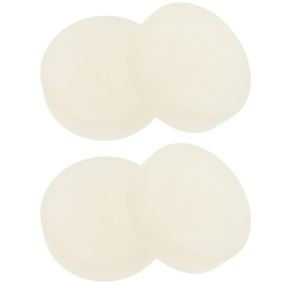 OUNONA Hockey Ice Hockey Puck Beige 4Pcs Smooth Sliding