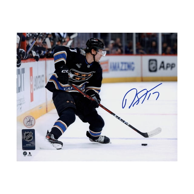 Dylan Strome Logo Signé Washington Capitals Eagle Photo 8x10