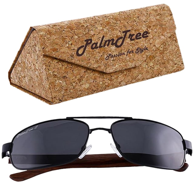 Lentes Intense Polarized Intense Polarized Smoke Polarizado+UV400 Metal Madera de Ébano