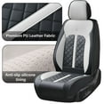 thumbnail image 3 of Car Seat Covers for Toyota Tacoma 2001 Perfect Fit for Car Seats, Waterproof Faux Leather, Protecting Car Interiors, 5-Seat Full Set, Easy Installation, 3 of 7