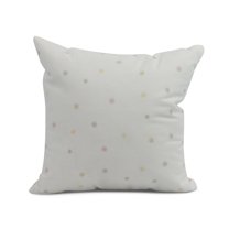 Simply Daisy, 16" x 16" Veggie Dots Outdoor Pillow, Pale Pink