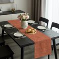thumbnail image 2 of Burnt Orange Table Runner 90 Inches Long,Dining Table Runners Dresser Scarves,Farmhouse Vintage Orange Solid Color Modern Kitchen Coffee Tablerunner for Tabletop Party Birthday Wedding 13"x90", 2 of 8
