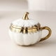 thumbnail image 1 of Taza de Cerámica con Forma de Calabaza, Tapa y Cuchara | Taza de Café Electrochapada de 300 Ml | Regalo Ideal para Halloween | Taza de Desayuno Estilo Europeo En Plata, Verde, Dorado y Verde Menta, 1 of 6