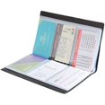 thumbnail image 4 of Business Card Holder PU Leather 300 Slots Business Name ID Professional Credit Card Holder Rack Book Case Organizer Name Card Book Holder Office Business Card Holder, 4 of 6
