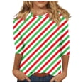 thumbnail image 2 of JMKQLZ New Ladies Elegant Short Sleeved Patchwork Dress, 2 of 5
