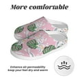 thumbnail image 6 of Fotbe Lilies Flowers Pattern Women's Fuzzy Curly Fur Memory Foam Loafer Slippers Indoor Outdoor Slippers Winter Home Shoes-44/45, 6 of 7