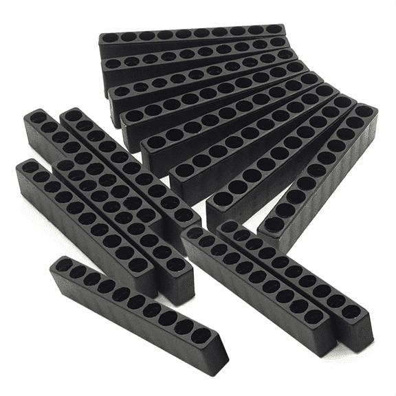 15Pcs 10 Holes Hex Shank Screwdriver Bit Holder Plastic Head Storage Drill Stand for Power Accessories