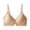 A1_Beige, variant on Seamless No Underwire Bra for Women V Neck Full Coverage Comfort Everyday Tshirt Bras Jelly Bras for Women Wireless Tshirt Tops Bra Push Up Seamless Bralettes Support No Show Bra Black M