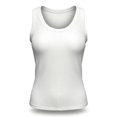 thumbnail image 6 of Soyumi Women Tank Top with Built-in Padded Bra Adjustable Wide Strap V-Neck Camisole Cotton Cami Shirts Summer Beach Vest Workout Going Out Y2K Cute Shirts, White, 6 of 6