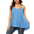 thumbnail image 1 of Débardeur Fluide pour Femme Camisole avec Spaghetti Réglable Casual Cami Débardeur, 1 of 6
