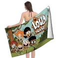 thumbnail image 5 of loud house season Gifts Beach Towel for Women Girl Birthday Inspired Fan Bath Outdoor Music Lover, 5 of 6