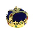 thumbnail image 2 of serony Royal King Crown Hat Theme Party Prop King Prince Crown for Prom Holiday Blue, 2 of 9