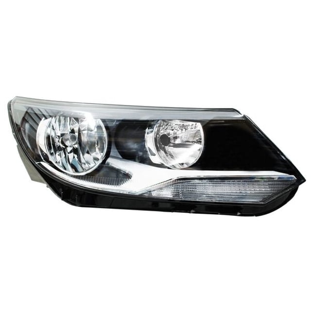 Faro Principal TYC Tiguan 2012 A 2016 Lado Pasajero Con Motor