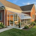 thumbnail image 3 of Palram - Canopia Sun Room 8' x 18' Polycarbonate Walk-In Greenhouse - White - with Roof Vent, 3 of 8