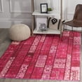 thumbnail image 3 of SAFAVIEH Monaco Gerard Geometric Area Rug, Pink/Multi, 4' x 5'7", 3 of 6