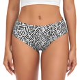 thumbnail image 1 of Balery Weave Geometric Ropa Interior de Algodón para Mujer con Dibujo – Braguitas Cómodas y Elásticas, Estilo Clásico-Medium, 1 of 6