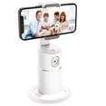 thumbnail image 1 of Soporte para teléfono con seguimiento automático, soporte de seguimiento para el cuerpo y la cara con rotación de 360°, trípode de seguimiento para grabación de Vlog, transmisión en vivo, batería inco, 1 of 5