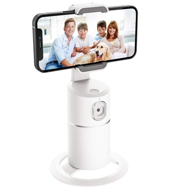 Soporte para teléfono con seguimiento automático, soporte de seguimiento para el cuerpo y la cara con rotación de 360°, trípode de seguimiento para grabación de Vlog, transmisión en vivo, batería inco
