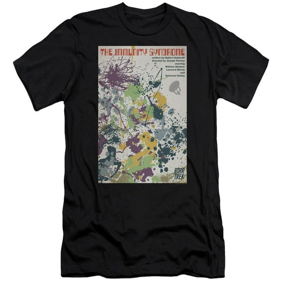 Star Trek Tos Episode 47 Adult 30/1 T-Shirt Black