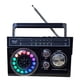 thumbnail image 4 of Radio Retro Portátil Recargable: Doble Panel solar/ Bluetooth/ USB/  Micro SD/ 3 Bandas de Radio/ Luz LED, 4 of 8
