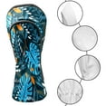thumbnail image 3 of Golf Club Covers, Blue Leaf Premium PU Leather Driver Hybrid Putter Head Covers with Velvet Lining, Waterproof Golf Gifts for Men Women, 3 of 11
