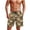 Camo Duck Brown, variant on Mens Camo Swim Trunks Camouflage Deer Print Quick Dry Bathing Suit Men Board Shorts for Beach, Pool, Fishing Man 3XL