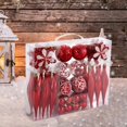 thumbnail image 6 of S SERENABLE 40 Pieces Christmas Glass Balls,Xmas Decorative Baubles,Shatterproof Christmas Tree Ball Ornaments for Anniversary Party Home red, 6 of 8