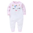 thumbnail image 1 of 5 uds. Pijamas de bebé niña niño Pijamas bebe fille algodón transpirable suave ropa bebé recién nacido Pijamas bebé Pjiamas, 1 of 4