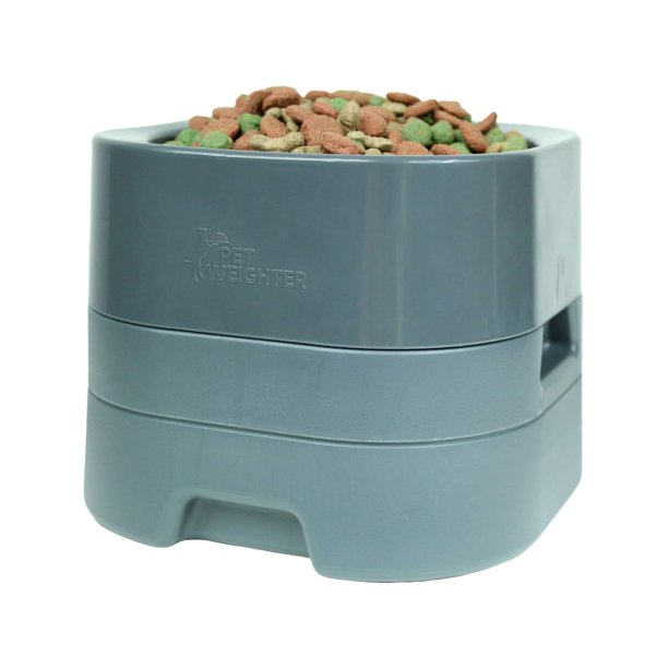 Pet Weighter Elevated Raised Weighted NoSpill NonSlip Fillable Easy