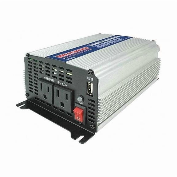 Inverter,800W Nominal Output,2 Outlets 54DC44