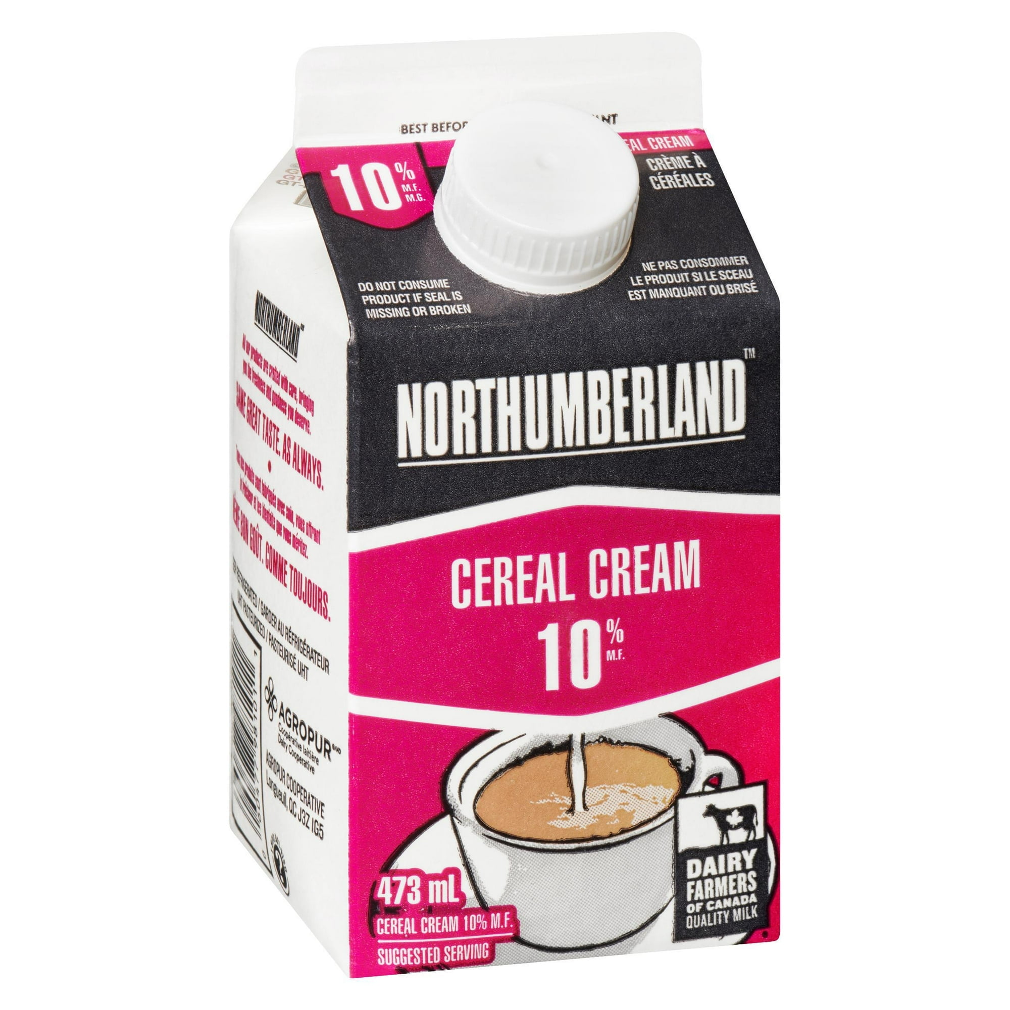 Northumberland 10% Cereal Cream, 473 mL