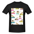 thumbnail image 4 of Bingfone Yoga Dogs Poses Men'S Loose Fit Short-Sleeve Pocket T-Shirt, 4 of 7