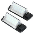 thumbnail image 2 of Car Plate Light, 18 LEDs Each, White LED 12V Number Plate Lamp Fit for E36 S 318Ti Tag Lights Rear Lamps Zulema Luz de la placa del auto, 2 of 8