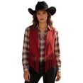 thumbnail image 3 of Womens Western Cowgirl Tassel Vest 70S Hippie Cow Girl Sleeveless Fringe Jacket Outfit Country Concert Rodeo Dress Up, 3 of 8
