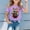 Purple, variant on Gzbliryd Easter Bunny T Shirt Cotton Tees Graphic Print Graphic Easter T Shirts for Girl Funny Lettering Graphic Tee Tops 2026 (Purple,12-13 Years)