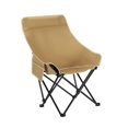 thumbnail image 2 of Silla de pesca de campamento plegable sin deslizamiento con silla de de almacenamiento Caqui, 2 of 8