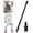 Set 4, variant on 1/2 Flexible Shaft Drill Bit Extension Bar Extender Torque Socket Bendable Flex Reach Ratchet Spanner Electric Drive Impact Wrench Wobble Offset Connecting Rod Hand Tools for Hard to Reach(10in+14in)