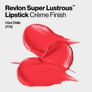 Revlon Super Lustrous Creme Lipstick, Creamy Formula, 773 I Got Chills, 0.15 oz