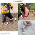thumbnail image 5 of Zapatos para primeros pasos para bebés de 1 a 4 años, zapatos para niños, zapatillas de deporte para niños pequeños, niñas, suela suave, antideslizantes, lona, transpirables, zapatillas sin cordones, 5 of 5