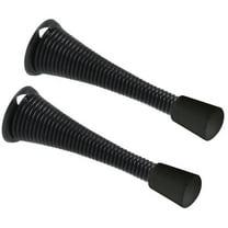 Hillman Builders Hardware 859818 Spring Door Stops, Matte Black - 2 Piece