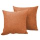 thumbnail image 3 of Hongan Funda de Almohada Funda de Almohada Decorativa Amarilla para Sofá Fundas de Almohada Cuadradas de Lino Rústico para el Hogar para Decoración Del Sofá Del Hogar 18 " 18" Paquete de 2 Azul Oscuro, 3 of 6
