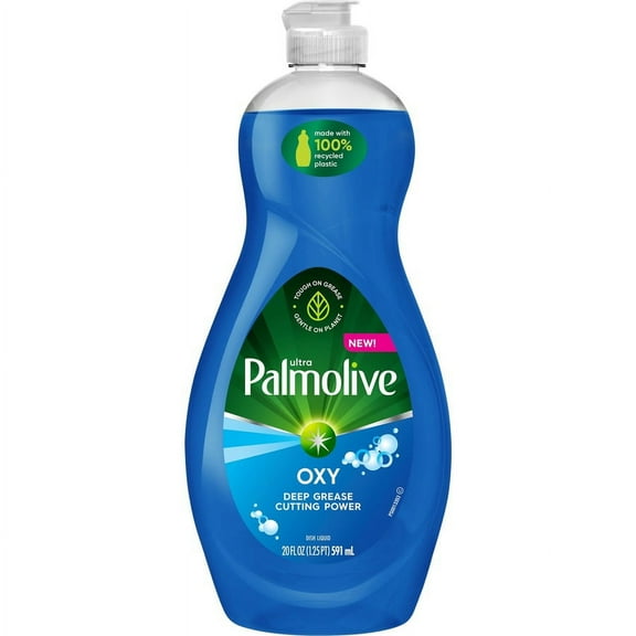 Palmolive Ultra Dish Soap Oxy Degreaser - Concentrate Liquid - 20 fl oz (0.6 quart) - 1 Each - Blue | Bundle of 5 Each