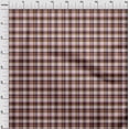 thumbnail image 4 of oneOone Rayon Brown Fabric Check Sewing Craft Projects Fabric Prints By Yard 56 Inch Wide, 4 of 4
